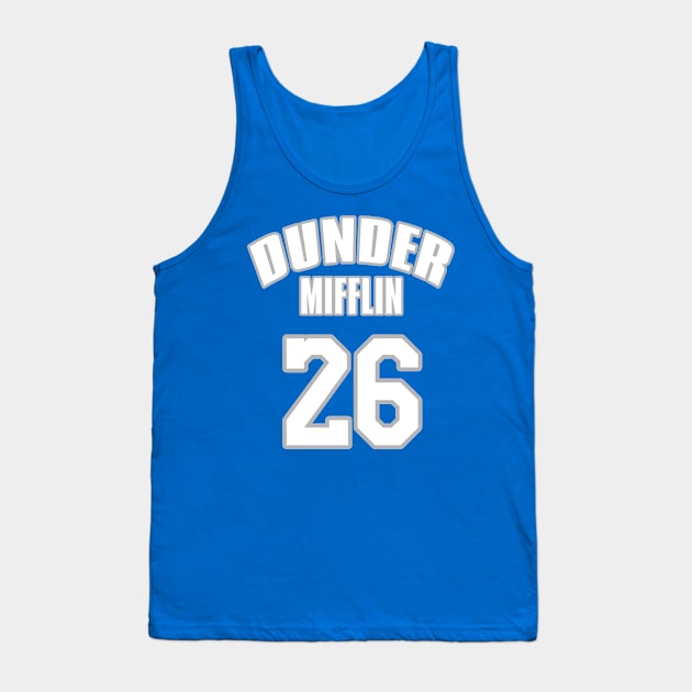 Stanley Hudson Jersey 26 Tank Top by ParaholiX